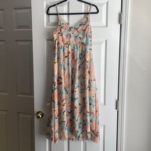 Pastel floral print dress